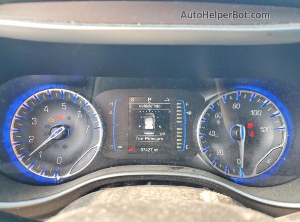 2C4RC1CG0HR565279 2017 CHRYSLER PACIFICA Silver ხელსაწყოთა პანელის ხედი