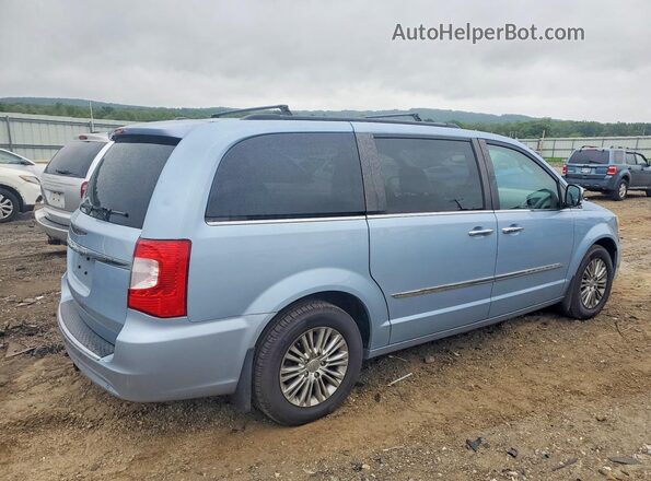 2C4RC1CG1GR194325 2016 CHRYSLER TOWN Синий Задняя правая четверть