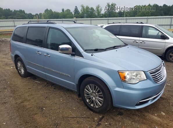 2C4RC1CG1GR194325 2016 CHRYSLER TOWN Синий Передняя правая четверть
