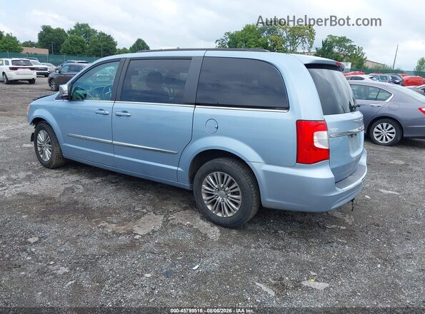 2C4RC1CG3GR240432 2016 CHRYSLER TOWN & COUNTRY Light Blue Հետևի ձախ