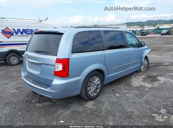 2C4RC1CG3GR240432 2016 CHRYSLER TOWN & COUNTRY Light Blue Հետևի աջ