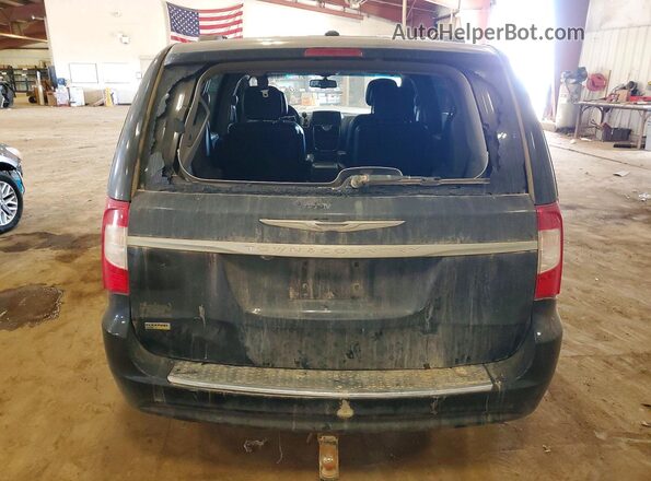 2C4RC1CG3GR282728 2016 CHRYSLER TOWN Черный Вид сзади