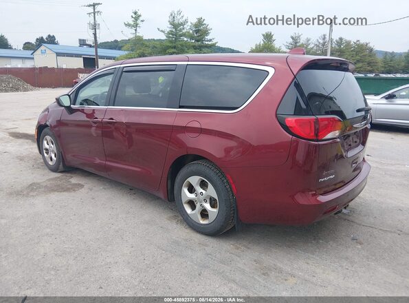 2C4RC1CG4HR657690 2017 CHRYSLER PACIFICA Maroon Tył lewy