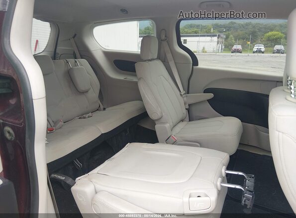 2C4RC1CG4HR657690 2017 CHRYSLER PACIFICA Maroon Widok naklejki z numerem VIN