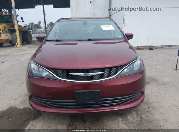 2C4RC1CG4HR657690 2017 CHRYSLER PACIFICA Maroon Widok zestawu wskaźników