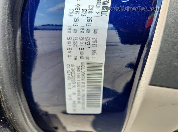 2C4RC1CG4JR292174 2018 CHRYSLER PACIFICA Blue VIN կոդի պիտակի տեսք