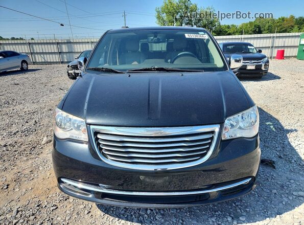 2C4RC1CG5GR304986 2016 CHRYSLER TOWN Black Front view