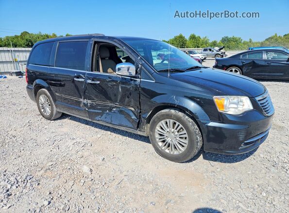 2C4RC1CG5GR304986 2016 CHRYSLER TOWN Black Front right