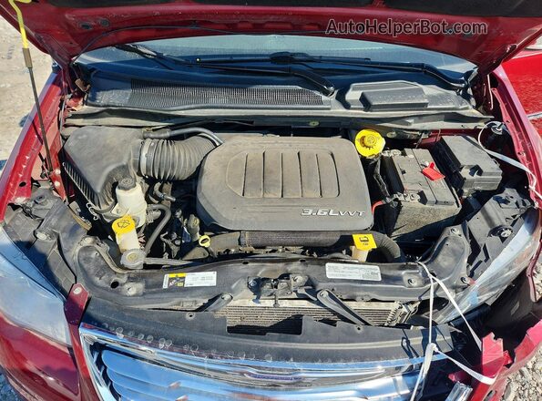2C4RC1CG6GR174765 2016 CHRYSLER TOWN Темно-бордовый Вид подкапотного пространства