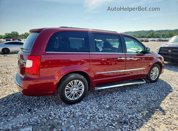 2C4RC1CG6GR174765 2016 CHRYSLER TOWN Темно-бордовый Задняя правая четверть