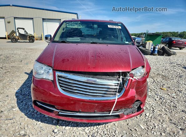 2C4RC1CG6GR174765 2016 CHRYSLER TOWN Темно-бордовый Вид спереди