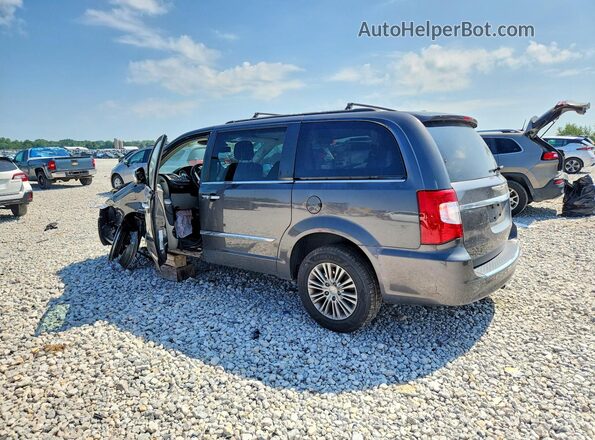 2C4RC1CG6GR190299 2016 CHRYSLER TOWN Charcoal Rear left