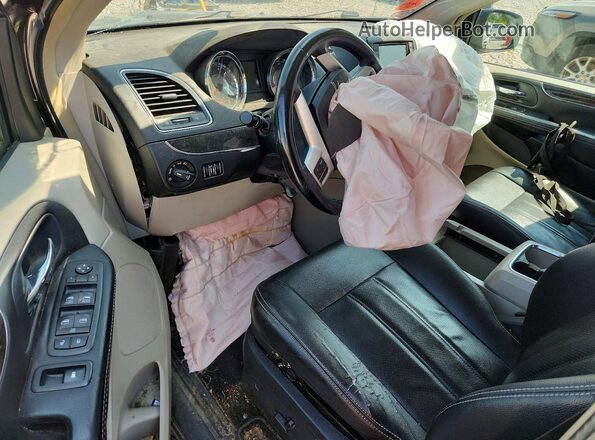 2C4RC1CG6GR190299 2016 CHRYSLER TOWN Charcoal Dashboard view