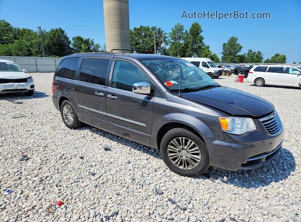 2C4RC1CG6GR190299 2016 CHRYSLER TOWN Charcoal Front right