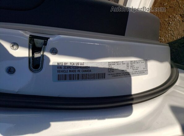 2C4RC1CG6PR568024 2023 CHRYSLER VOYAGER White სალონის 360-გრადუსიანი ხედი