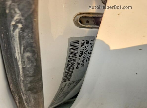 2C4RC1CG6RR186319 2024 CHRYSLER VOYAGER White Widok naklejki z numerem VIN