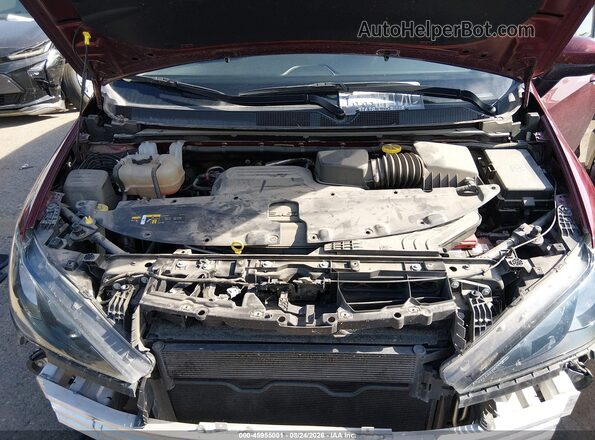 2C4RC1CG8PR613416 2023 CHRYSLER VOYAGER Maroon უკანა ხედი