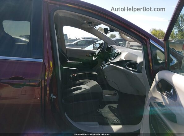 2C4RC1CG8PR613416 2023 CHRYSLER VOYAGER Maroon წინა სალონის ხედი