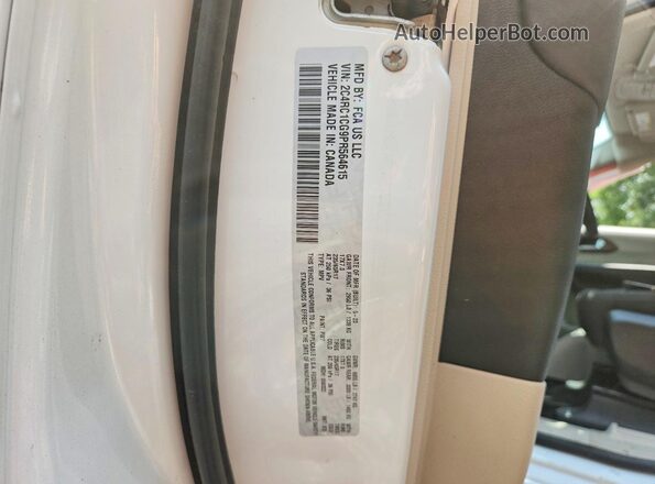 2C4RC1CG9PR564615 2023 CHRYSLER VOYAGER White VIN կոդի պիտակի տեսք