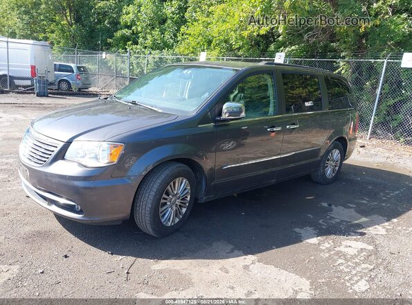 2C4RC1CGXGR284007 2016 CHRYSLER TOWN & COUNTRY Gray წინა მარცხენა ხედი სამი მეოთხედიდან
