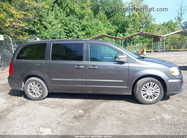 2C4RC1CGXGR284007 2016 CHRYSLER TOWN & COUNTRY Gray უკანა სალონის ხედი