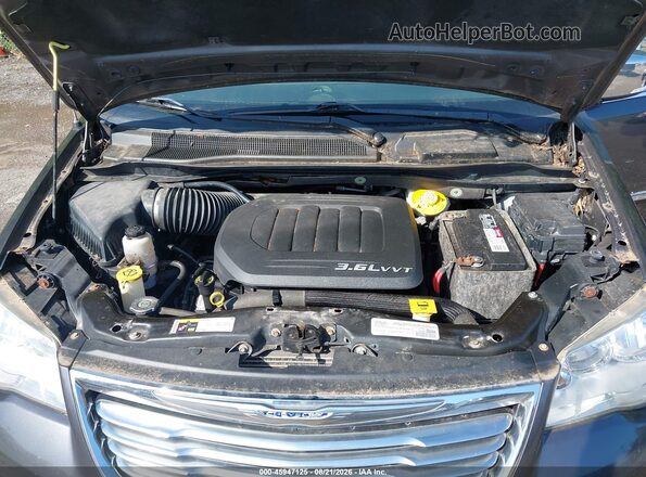 2C4RC1CGXGR284007 2016 CHRYSLER TOWN & COUNTRY Gray უკანა ხედი