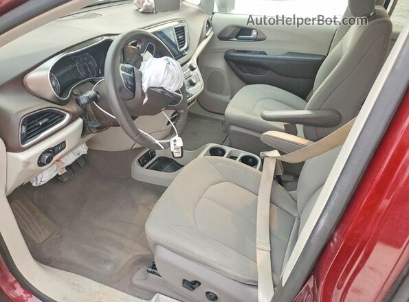 2C4RC1DG1HR712062 2017 CHRYSLER PACIFICA Красный Вид салона спереди