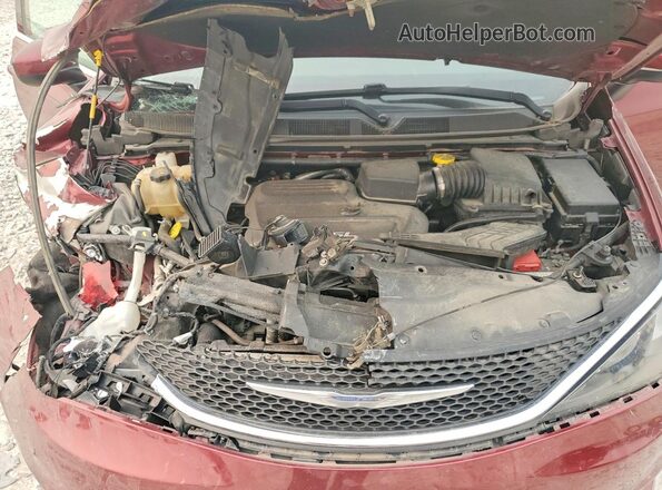 2C4RC1DG1HR712062 2017 CHRYSLER PACIFICA Красный Вид подкапотного пространства