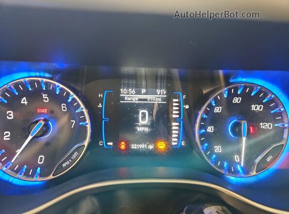2C4RC1DG2MR505643 2021 CHRYSLER VOYAGER Gray Instrument cluster view