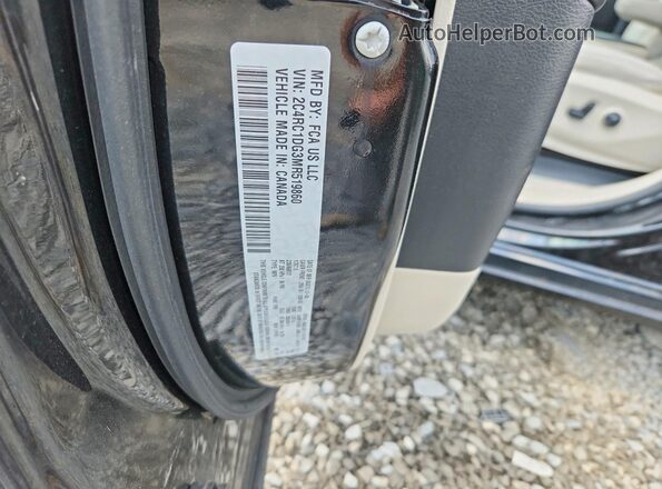 2C4RC1DG3MR519860 2021 CHRYSLER VOYAGER Black Vista de la etiqueta del VIN