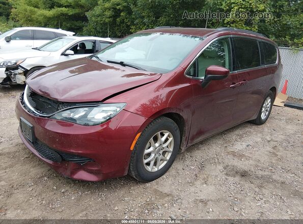 2C4RC1DG4MR504638 2021 CHRYSLER VOYAGER Red წინა მარცხენა ხედი სამი მეოთხედიდან