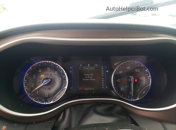 2C4RC1DG4MR549739 2021 CHRYSLER VOYAGER White Вид щитка приладів