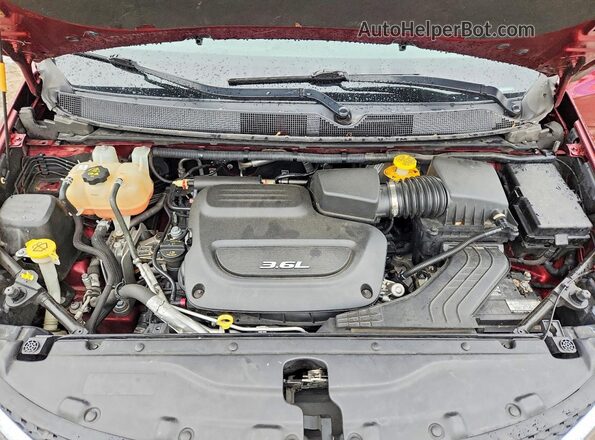 2C4RC1DG5HR521857 2017 CHRYSLER PACIFICA Burgundy Շարժիչի բաժամունքի տեսք