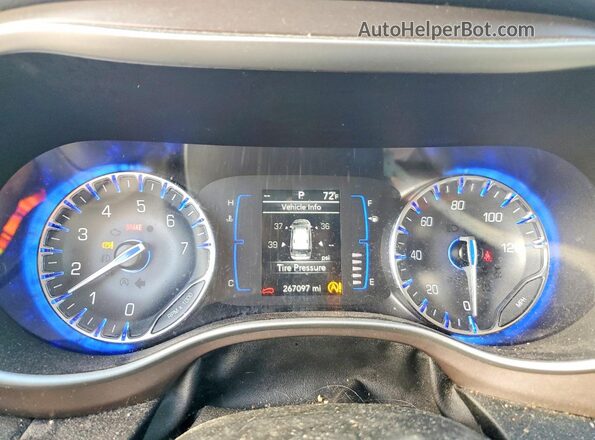 2C4RC1DG6MR526155 2021 CHRYSLER VOYAGER Gray Вид щитка приладів