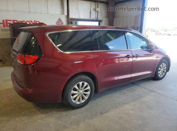 2C4RC1DG7HR522928 2017 CHRYSLER PACIFICA Maroon Rear right