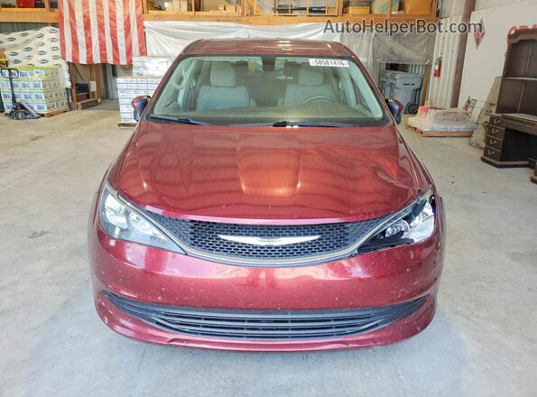 2C4RC1DG7HR522928 2017 CHRYSLER PACIFICA Maroon Front view