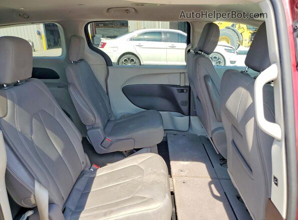 2C4RC1DG7HR522928 2017 CHRYSLER PACIFICA Maroon Rear interior view