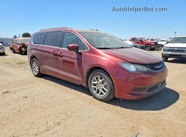 2C4RC1DG7MR551842 2021 CHRYSLER VOYAGER Maroon Delantero derecho