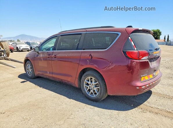 2C4RC1DG7MR551842 2021 CHRYSLER VOYAGER Maroon Trasero izquierdo