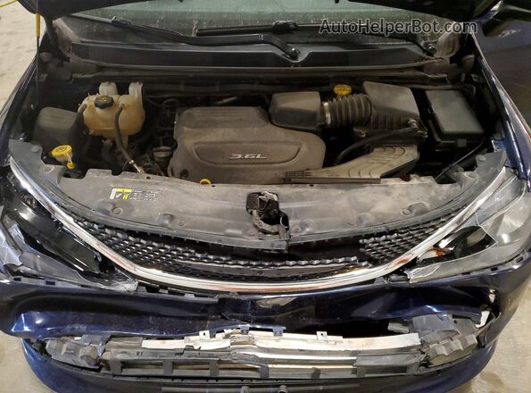 2C4RC1DG8HR588369 2017 CHRYSLER PACIFICA Blue Engine compartment view