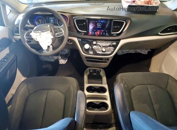 2C4RC1DG8HR588369 2017 CHRYSLER PACIFICA Blue Dashboard view
