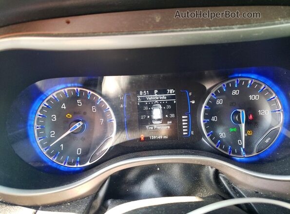 2C4RC1DG8LR164134 2020 CHRYSLER VOYAGER Gray Vista del cuadro de instrumentos