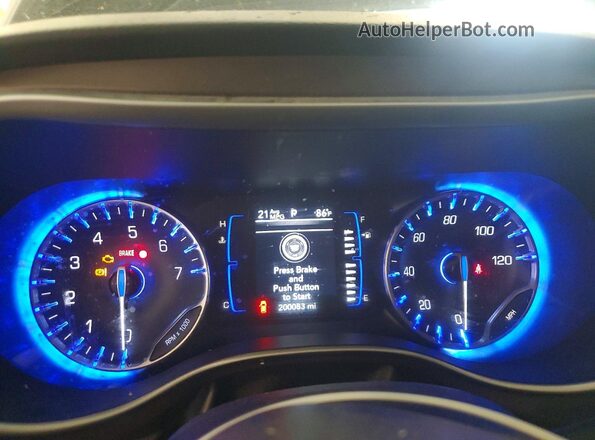 2C4RC1DG8MR506635 2021 CHRYSLER VOYAGER Black Instrument cluster view