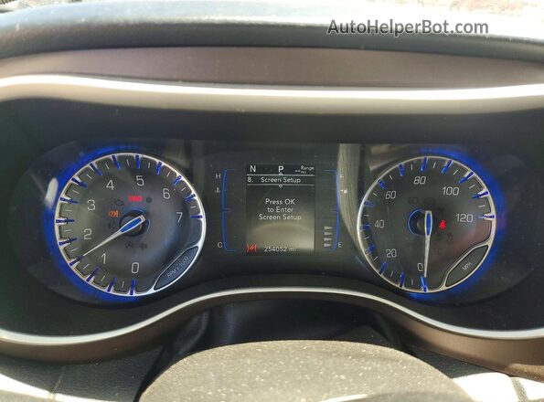 2C4RC1DG8MR541448 2021 CHRYSLER VOYAGER Gray Вид щитка приладів