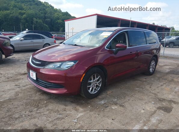 2C4RC1DG9HR519979 2017 CHRYSLER PACIFICA Maroon Przód lewy
