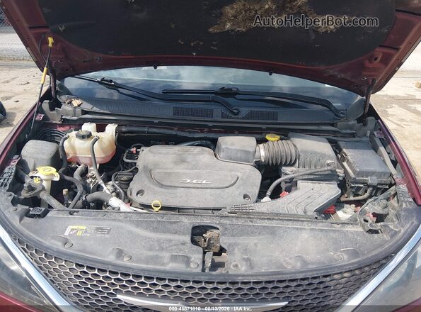 2C4RC1DG9HR519979 2017 CHRYSLER PACIFICA Maroon Widok z tyłu