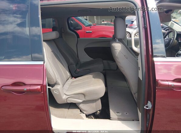 2C4RC1DG9HR519979 2017 CHRYSLER PACIFICA Maroon Widok naklejki z numerem VIN