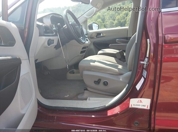 2C4RC1DG9HR519979 2017 CHRYSLER PACIFICA Maroon Widok z przodu