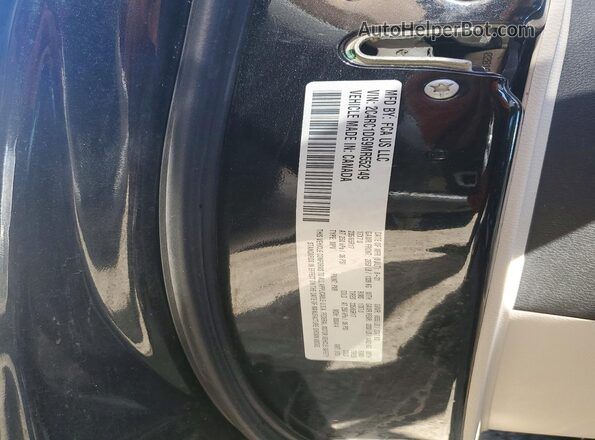 2C4RC1DG9MR552149 2021 CHRYSLER VOYAGER Black VIN sticker view