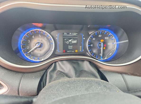 2C4RC1DGXJR186259 2018 CHRYSLER PACIFICA Black Vista del cuadro de instrumentos